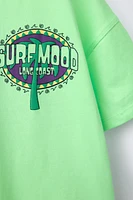 PALM TREE PRINT T-SHIRT