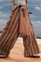 PANTALON RAYÉ CEINTURE LIMITED EDITION