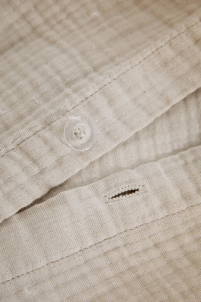 CHILDREN’S MUSLIN MOON FITTED SHEET