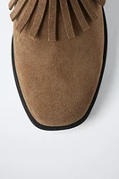FRINGED BOOTS