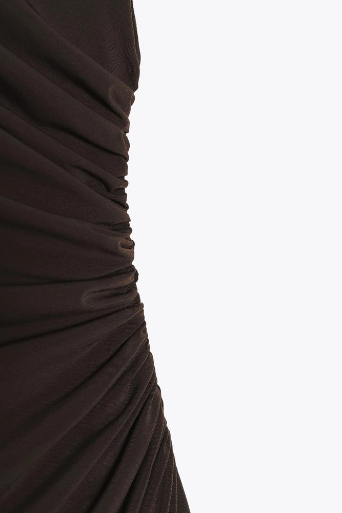 ROBE COURTE DRAPÉE