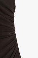 ROBE COURTE DRAPÉE