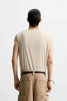 TEXTURED TANK TOP
