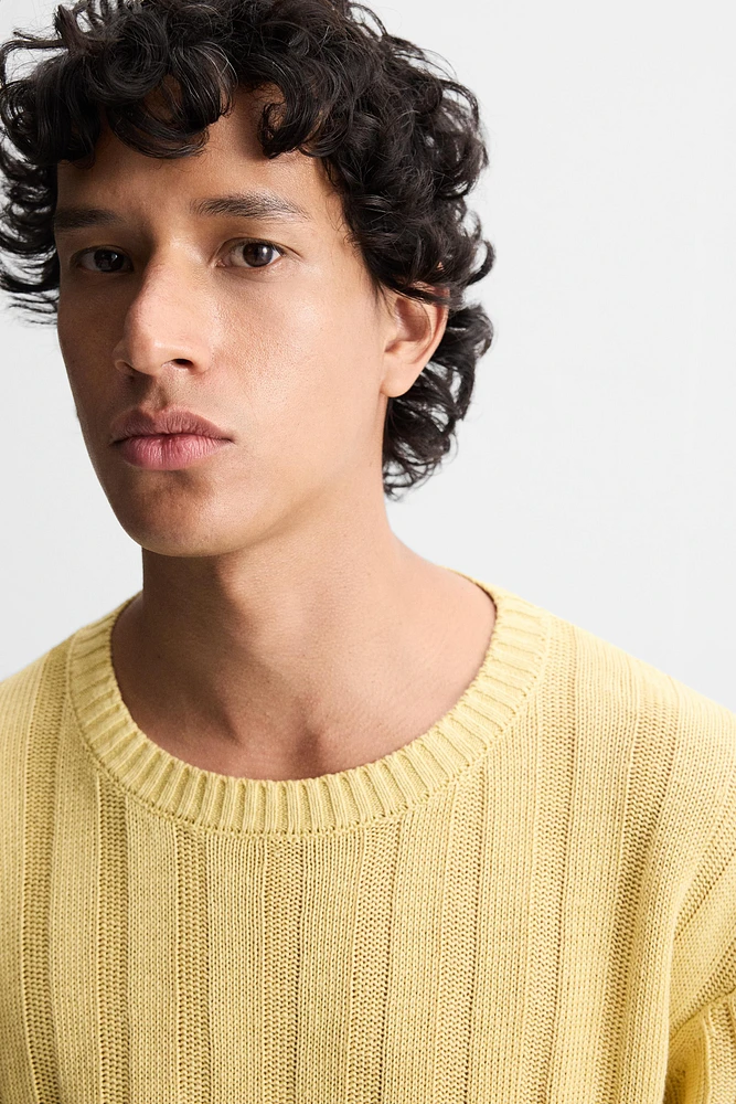 PULL 100 % LIN CÔTEL