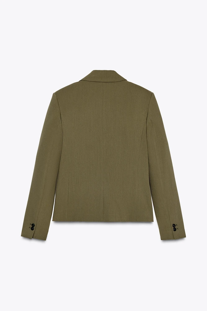 FITTED SHOULDER PAD BLAZER