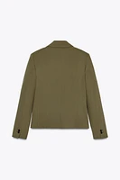FITTED SHOULDER PAD BLAZER