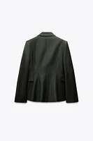 ZW COLLECTION DOUBLE-BREASTED WOOL BLEND BLAZER