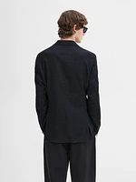 Blazer habillé en laine mélangée