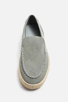 MOCASSINS CUIR JUTE