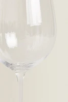 VERRE À VIN CRISTALLIN RELIEF