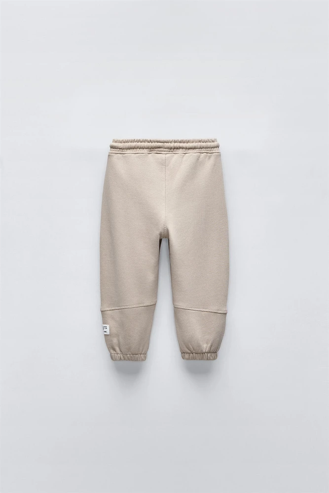 PLUSH PANTS WITH LABEL