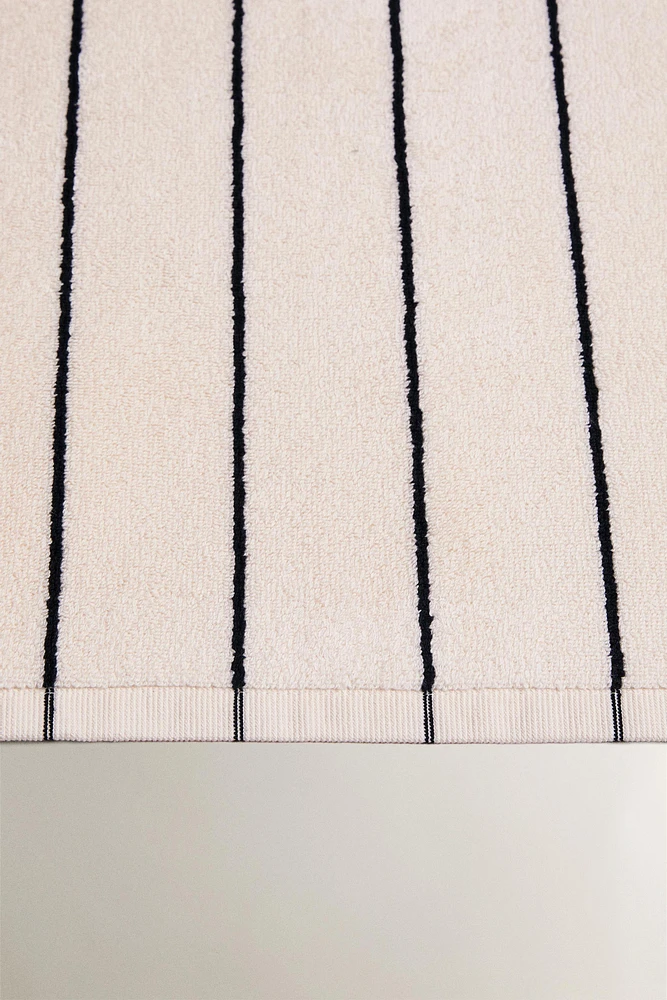 TAPIS DE BAIN RAYURES FINES