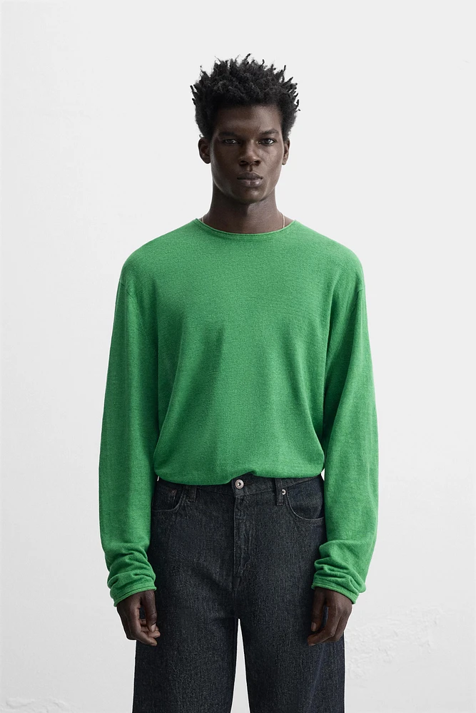 LIGHTWEIGHT 100% HEMP SWEATER