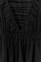 PLEATED ELASTIC BLOUSE