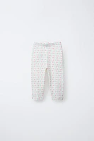 POINTELLE CHERRY LEGGINGS