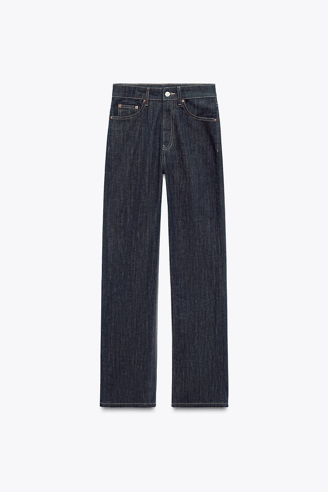 JEAN TRF DROIT À TAILLE HAUTE