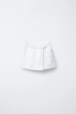 EMBROIDERED SARONG SHORTS