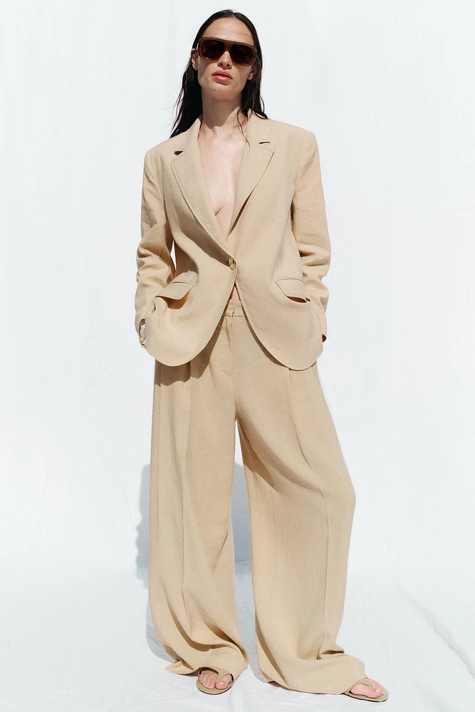 BLAZER AVEC LIN UN BOUTON