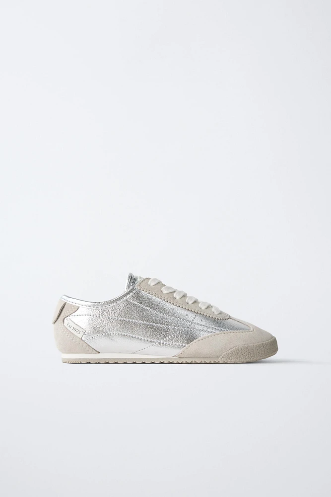 METALLIC SNEAKERS