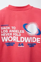 RAISED PRINT T-SHIRT