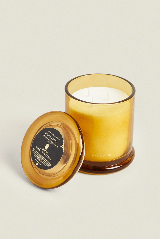 G) BOUGIE PARFUMÉE WHITE LOTUS