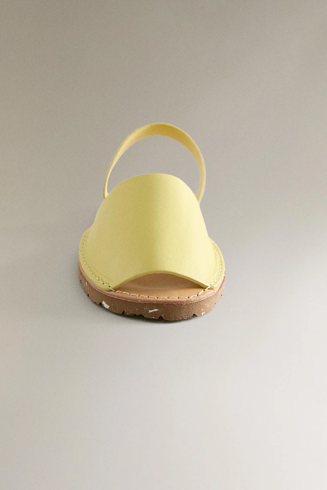 CHILDREN'S LEATHER SANDALS
