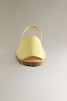 CHILDREN'S LEATHER SANDALS