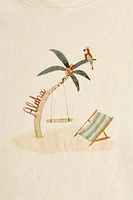 CHILDREN’S PALM TREE COTTON T-SHIRT
