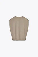 WASHED INTERLOCK T-SHIRT