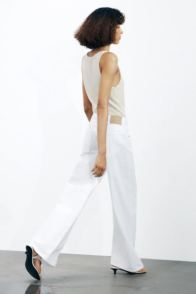 JEAN ZW COLLECTION WIDE LEG TAILLE BASSE
