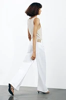 JEAN ZW COLLECTION WIDE LEG TAILLE BASSE