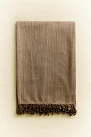 STRIPED COTTON BLANKET