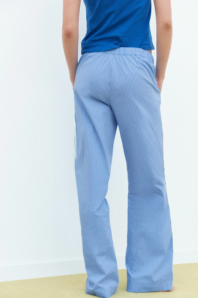 LACE PLAID PAJAMA PANTS