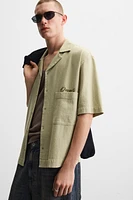 STRUCTURED EMBROIDERED SHIRT