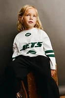 EMBROIDERED JETS © NFL PATCH T-SHIRT