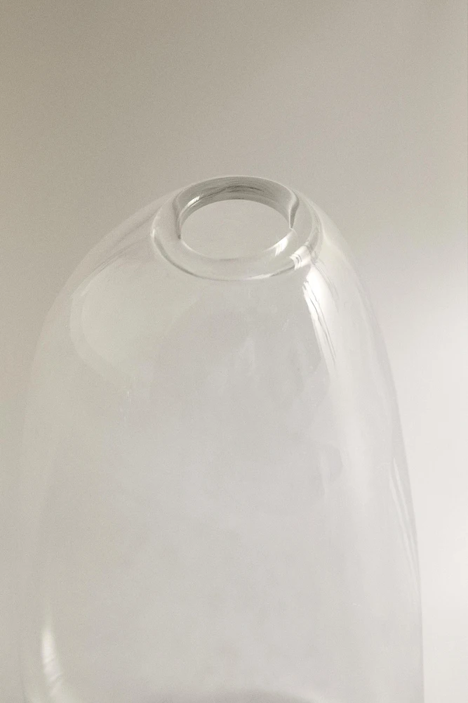 SMALL IRREGULAR GLASS VASE