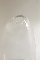 SMALL IRREGULAR GLASS VASE