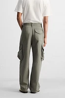 PANTALON CARGO DÉLAVÉ