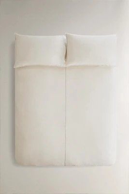 TOPSTITCHED DUVET COVER