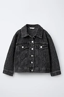 DISTRESSED DENIM JACKET