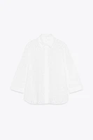 EMBROIDERED EYELET SHIRT ZW COLLECTION
