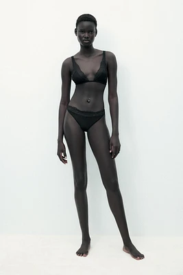 TANGA VISCOSE DENTELLE