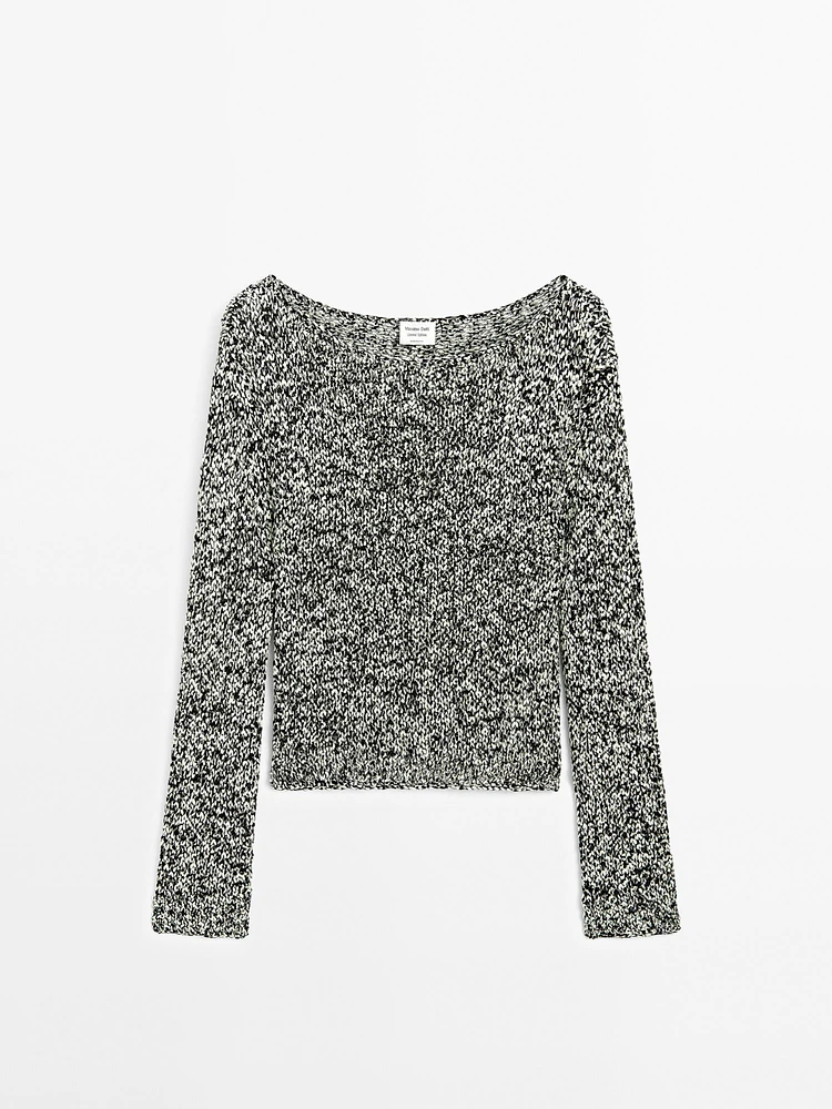 Flecked knit sweater - Limited Edition