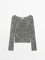 Flecked knit sweater - Limited Edition