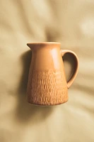 CARAMEL STONEWARE PITCHER