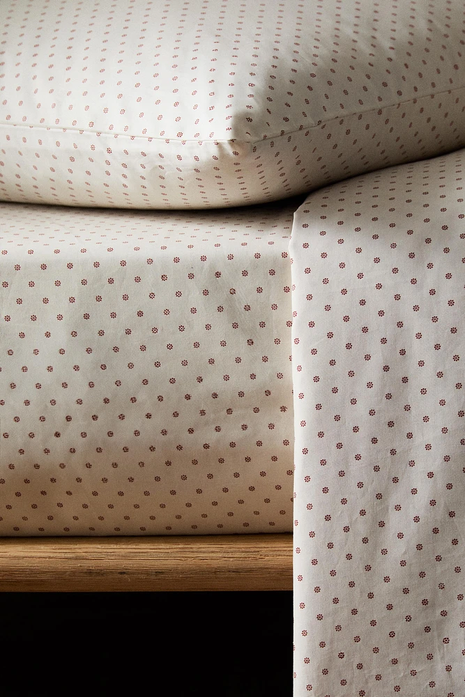 DRAP-HOUSSE ENFANT MINI-FLEUR
