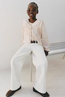 SWISS EMBROIDERED PATCHWORK KIMONO