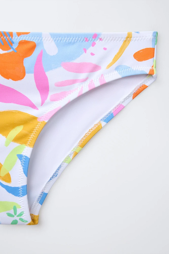 6-14 ANS/ BIKINI À IMPRIMÉ TROPICAL