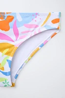 6-14 ANS/ BIKINI À IMPRIMÉ TROPICAL