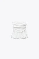 VOLUMINOUS POPLIN TOP